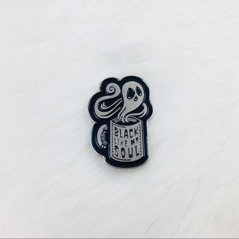 ‼️5 for $25 SALE‼️The Ghost Coffee Mug Enamel Pin - Picture 4 of 5